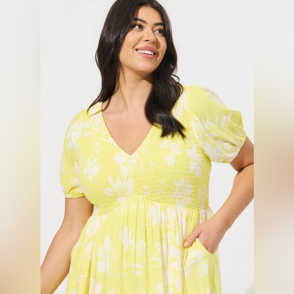 NWT Torrid Midi Dress - Picture 4 of 5